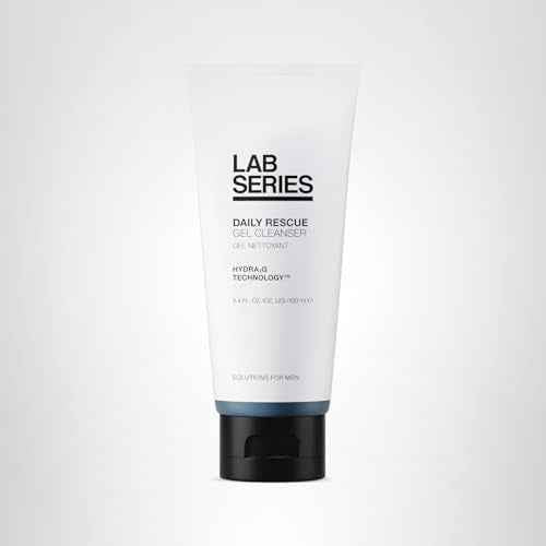 Lab Series Men's Daily Rescue Gel Cleanser - Face Wash - Nourishes and Hydrates Skin - Skin Care for Men, 3.4 Fl Oz