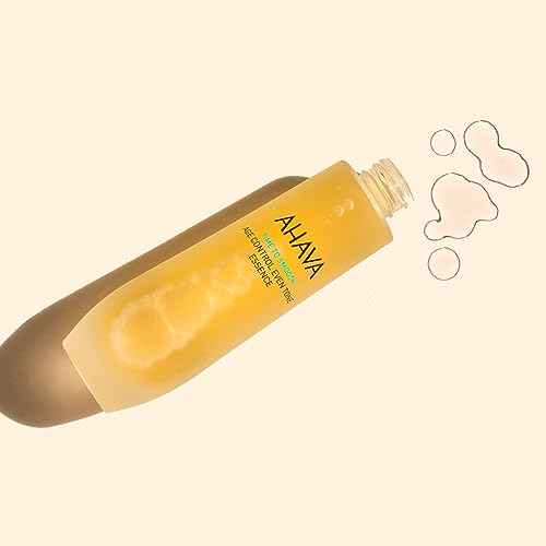 AHAVA Time To Smooth Age Control Even Tone Essence - Lightweight Essence to Prime Skin Boosting Performance & Absorption of Nextly Skincare Products, with Osmoter, Lotus & Hyaluronic Acid, 3.4 Fl.Oz