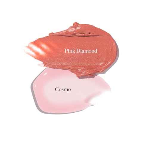 Ogee Twilight Bloom - Pink Diamond Face Stick & Cosmo Lip Gloss Duo - Limited Edition Holiday Makeup Gift Set - Certified Organic & Skincare-Infused