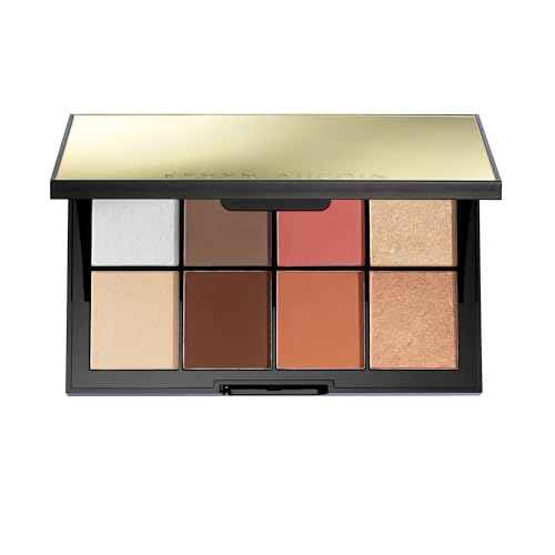 Kevyn Aucoin Sculpt and Define Contour Book: All-in-one makeup artist palette compact. Defines facial features. Eyes, cheekbone, nose & jawline. Highlighters to glow. All skin tones & shapes.