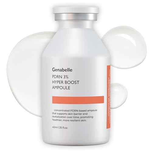 Genabelle PDRN 3% Hyper Boost Ampoule ? Advanced Skin Support Serum with PDRN, Niacinamide, Hyaluronic Acid, Peptides, and Centella for Skin Barrier Support, Dryness, and Uneven Texture