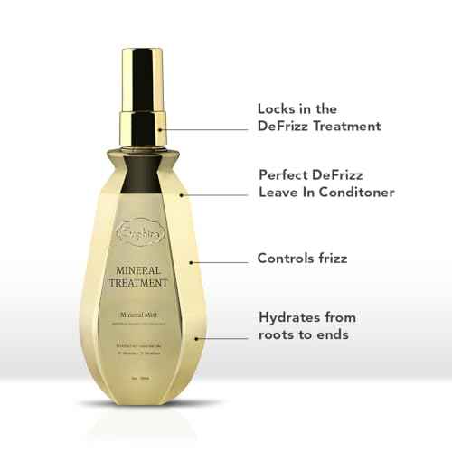 Saphira Mineral Treatment Prep & Maintain Shampoo - DeFrizz Treatment 17oz/ 500 ml