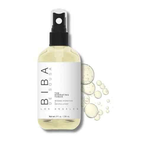 Biba De Sousa The Hydrating Toner with Phospholipids - Intense Hydration & Anti Pollutant - Makeup Setting Spray - for All Skin Types and Tones (8oz)