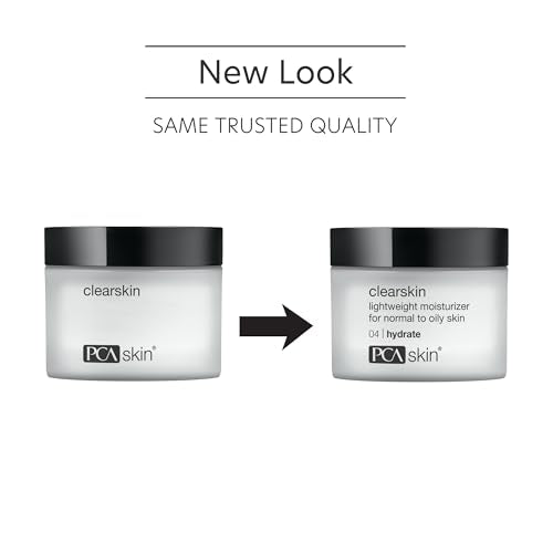 PCA SKIN Clearskin Lightweight Face Moisturizer for Oily Skin, Daily Hydrating Facial Moisturizer for Oily, Acne-Prone, and Sensitive Skin, Quick Absorbing, Reduces Discolorations, 1.7 oz Jar