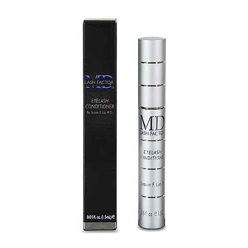 MD Lash Factor Eyelash Conditioner ? 0.05 fl oz Trial Size ? Lash Growth Serum with Biotin and Peptides, Ideal for First-Time Users