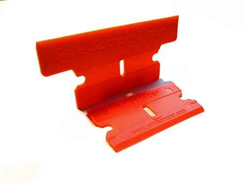 MINISCRAPER® Plastic Razor Blades,T-2 Blade 50% Wider 20 Pack