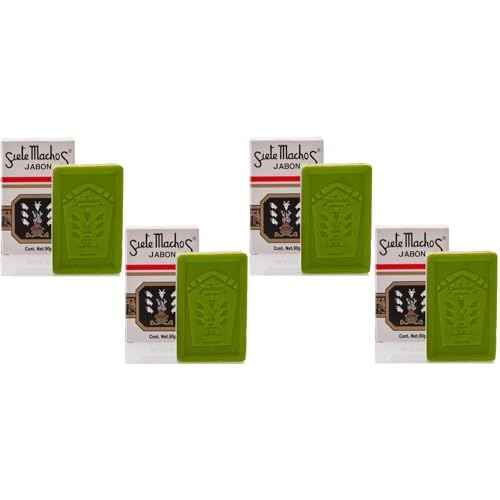 Siete Machos URANIA Soap - Jabon Siete Machos 3.17 oz./90g (4 Pack)