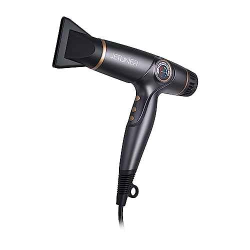 StyleCraft Professional Hair Dryer ? Instinct-X with Brushless Motor & Digital Display, Sage Lightweight Blow Dryer, JetLiner x Silver Bullet with Digital Motor ? Includes Nozzles & Diffuser