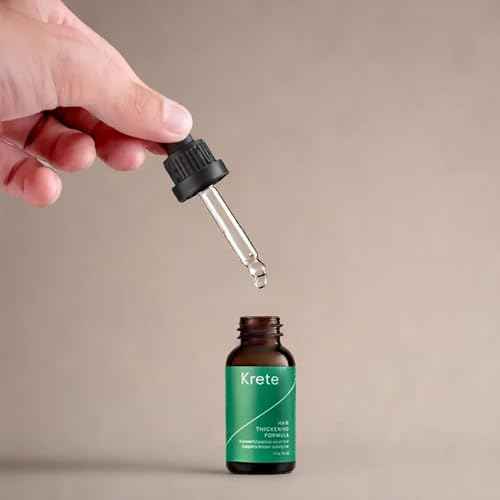 Krete Hair Thickening Formula ? Supports Thicker-Looking Hair for Men ? 1 fl oz