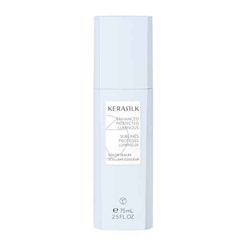 KERASILK Color Sealer | Provides Long-Lasting Color Protection | Moisturizes & Strengthens Hair Fiber | Conditions & Detangles | With Heat Protection | For Color Treated & Lightened Hair | 75ml