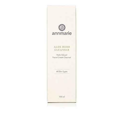 Annmarie Skin Care Aloe Herb Facial Cleanser - Gentle, pH-Balanced Cleanser with Aloe Vera, Coconut Oil & Calendula, Suitable for All Skin Types (100mL, 3.4 fl oz)