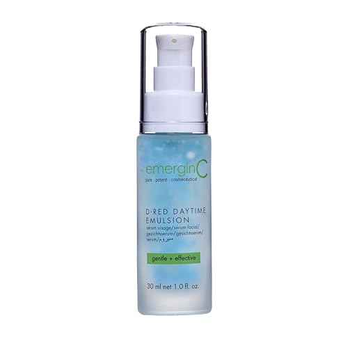 emergin C D-Red Daytime Emulsion - Gentle + Effective Redness Reducing Formula with Aloe Vera, Chamomile + Vitamin E - Soothing, Calming Emulsion for Redness (1 Ounce, 30 ml)
