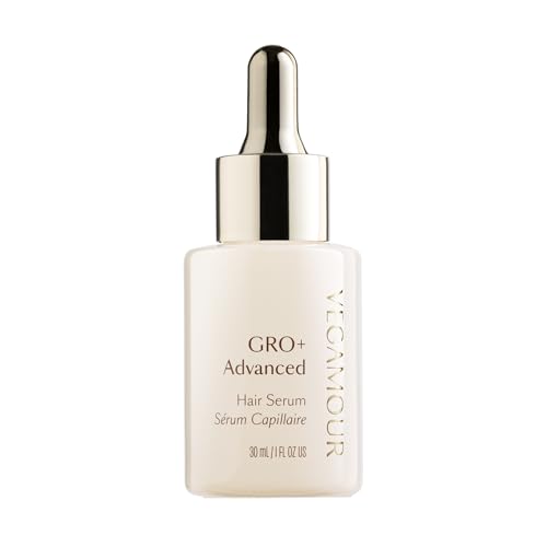 VEGAMOUR GRO+ Advanced Hair Serum for Hair Density, Reduces Shedding and Promotes a Healthy Scalp, Helps with Severe Signs of Thinning, Made Without Fragrance, Vegan, Cruelty-Free