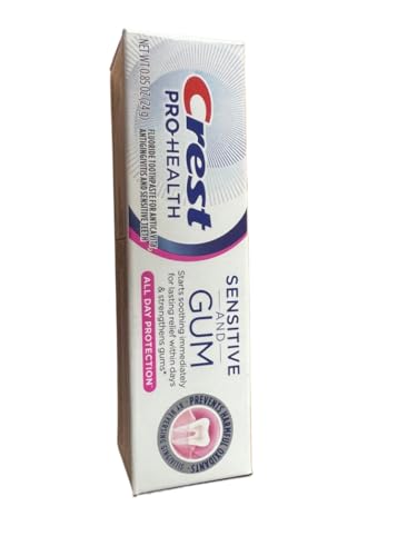 Crest Pro Health Gum and Sensitivity Toothpaste for Sensitive Teeth, Soft Mint, Travel Size 0.85 oz (24g) - Pack of 6