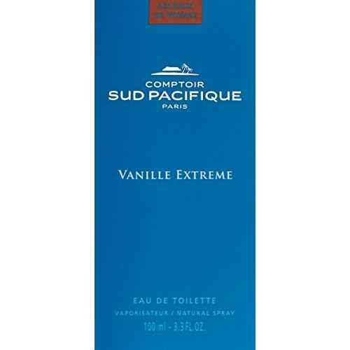 Comptoir Sud Pacifique Eau de Toilette Spray, Vanilla Extreme, 3.3 Fl Oz