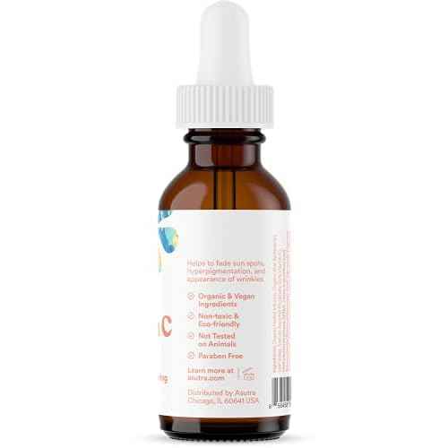 ASUTRA Face Serum Variety Pack, 3 Products - 1 fl oz 2.5% Retinol, 1 lf oz 20% Vitamin C, 1 fl oz Hyaluronic Acid Face Serum