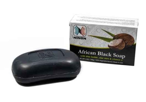 Ninon African Black Soap 5oz -6 pack