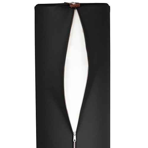 Master Massage 9" Full Round Bolster Black, 1count