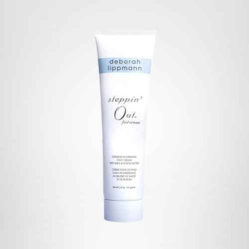 Deborah Lippmann Steppin' Out Foot Cream | Moisturizes & Softens Dry Feet, Restores Flexibility & Cracked Heels for Healthy Skin | Non-Greasy | 5.2 Oz