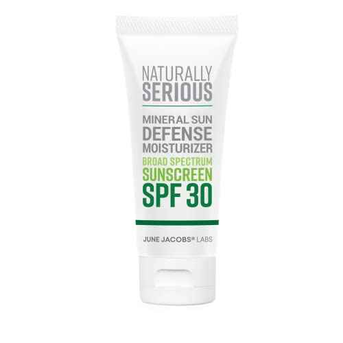 Naturally Serious | Mineral Sun Defense Moisturizer Broad Spectrum Sunscreen SPF 30, Mineral Sunscreen SPF 30, Sunscreen Moisturizer For Face, Vegan Skincare, Cruelty-Free Skincare