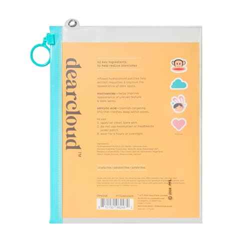 dearcloud Paul Frank Zit Buster Julius Hydrocolloid Blemish Patches, Pimple Patches for Face, Acne Spot Treatment With Niacinamide & Salicylic Acid (36 Count)