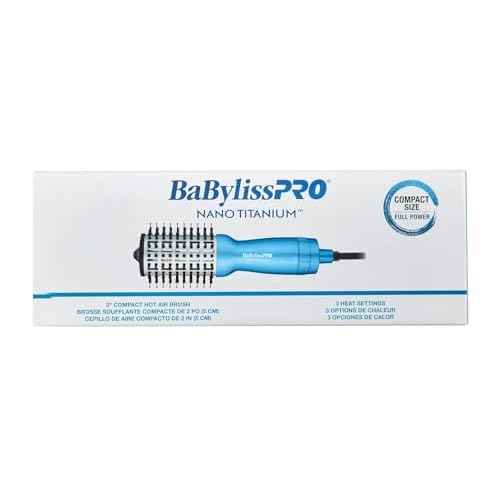 BaBylissPRO¢ç Nano Titanium¢â COMPACT TOOLS deliver full power in a compact size - deep waver, hair dryer, hot air brush, paddle brush, wand