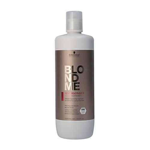 BlondMe All Blondes Rich Conditioner ? Nourishing Daily Treatment Strength Elasticity and Shine for Normal to Coarse Color Treated Natural Blonde Hair ml