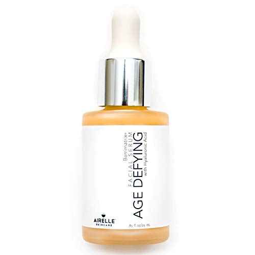 Airelle Age-Defying Facial Serum | Anti-Aging, Helps Reduce Wrinkles, Fine Lines, Crows Feet | Dermatologist Recommended | Hyaluronic Acid, Berrimatrix | Natural Ingredients | .85 Fl Oz