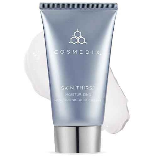 COSMEDIX Skin Thirst Hyaluronic Acid Moisturizer Face Cream - Hydrating Face Lotion & Make Up Primer for Pores, Wrinkles & Fine Lines - Daily Facial Skin Care for Softer, Smoother & Vibrant Skin