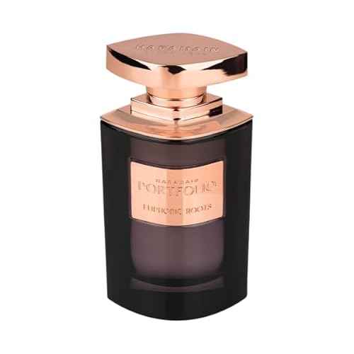 Al Haramain Portfolio Euphoric Roots - Arabian Perfume for Women - Floral Fruity Fragrance with Rose, Jasmine, Citrus, Amber, Musk - Arabic Long Lasting Scent - Eau de Parfum - 2.5 oz EDP Spray