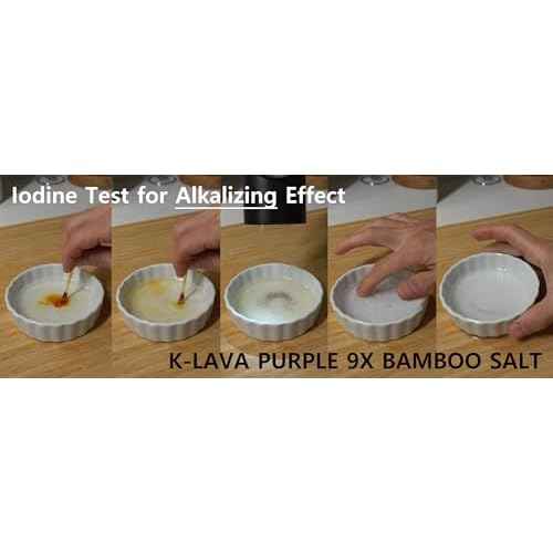 K-LAVA SALT?Korea's No.1 Bamboo Salt?Purple 9X, Crystal, 8.47 Ounce