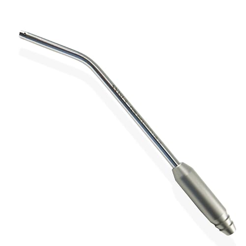 OSUNG Dental Surgical Suction Tip, Stainless, 3 mm Dia, SN3SUS, 3 pcs