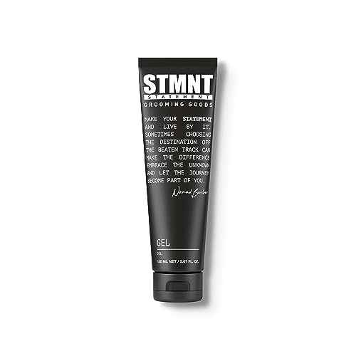 STMNT Grooming Goods Gel, 5.07 oz | Strong Definition | Long-Lasting Hold | Satin-Like, Semi-Matte Finish | Easy Wash Out