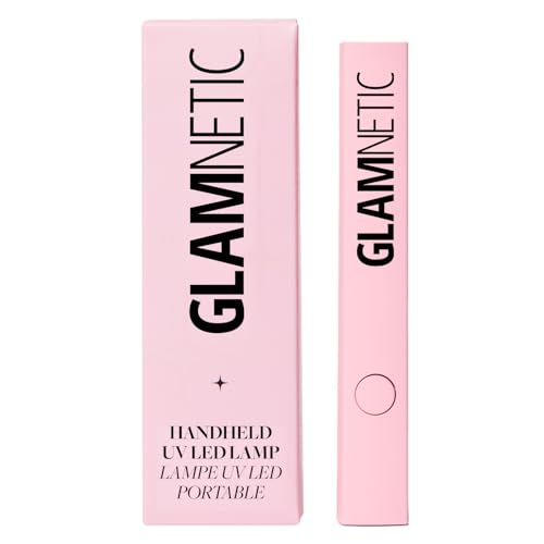 Glamnetic Handheld UV LED Lamp | Compact, Travel-Fiendly Curing Lamp for Nails | Lightweight & Easy to Use | USB Compatible