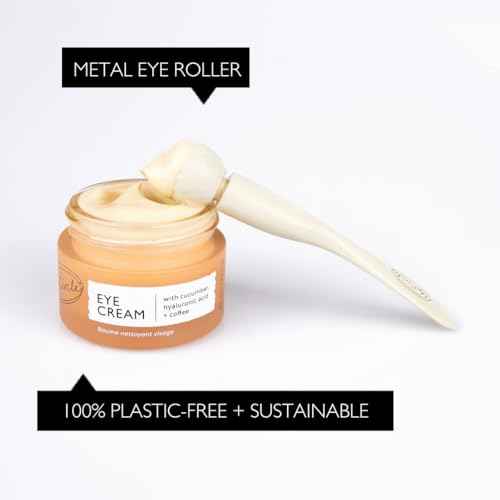 UpCircle Eye Roller 1pc ? Metal + Plastic-Free ? For Dark Circles + Puffy Eyes ? With Cooling Effect to Boost Circulation For Healthy Glow ? Sustainable + Unisex