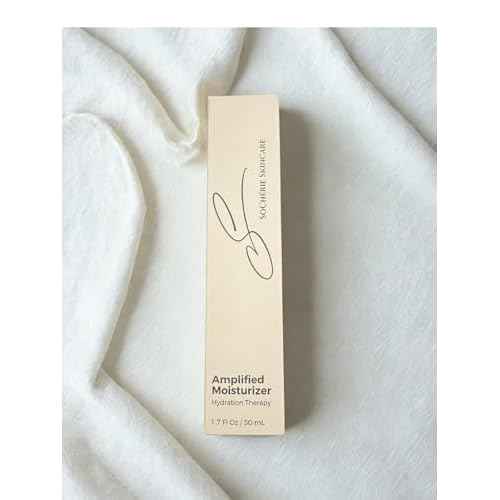 SoCh?rie Amplified Moisturizer with a blend of AquaCell fruit extracts, peptides, hydration, moisturization, and renewal all in one. Clean, safe, effective.