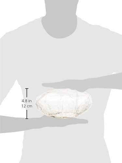 Medline Shower Caps, Single-Use Clear Plastic, Elastic Band, One Size Fits Most, Case of 500