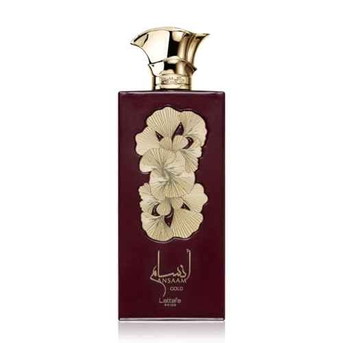 Lattafa Pride Ansaam Gold For Unisex 3 Piece Gift Set (3.4 Fl Oz EDP + 0.65 Fl Oz EDP + 6.67 Fl Oz Deo)