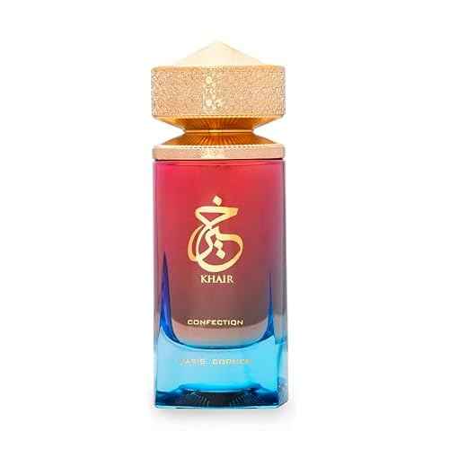 Paris Corner | Khair Confection EDP 3.4 Fl Oz | Sweet Candy Scent Perfume for Men & Women | Indulge in Luscious Pear, Whipped Cream, Jasmine & Vanilla Notes