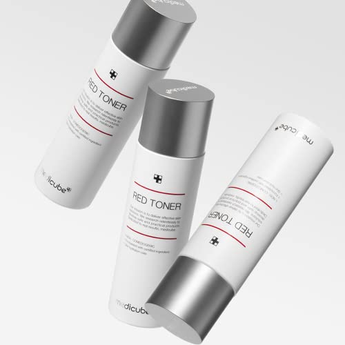 Medicube Red Toner 2.0 || Low-irritating Formula for Acne-Prone Skin | Soothing and Relieving | Formulated with BHA, Niacinamide & Adenosine | Non-comedogenic | Korean Skincare (3.38fl.oz.)