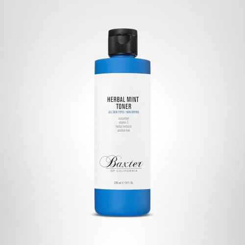 Baxter of California Herbal Mint Toner for Men | All Skin Types | Non-Drying | Paraben-Free | 8 Fl Oz