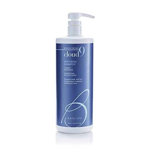 Brocato Cloud 9 Restoring Shampoo, 32 Fl Oz | Miracle Repair, Moisturizing, Hydrate, & Revitalizing Shampoo | For Weak, Dull, Dry, & Damaged Hair | Restore Resilience, Health & Shine