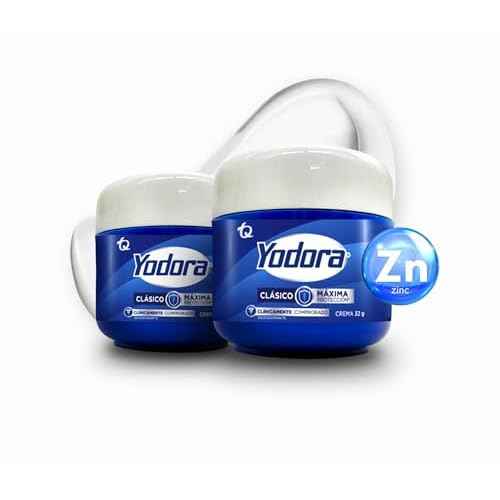 YAHVE - Classic Yodora Deodorant maximum protection Pack of 2 of 32 g - 1.12 Oz - Despensa Colombiana - Yodora Clasico, Maxima Proteccion.