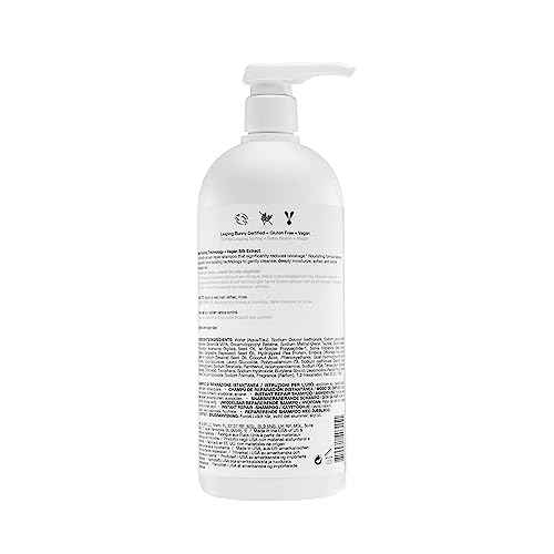 IGK BLONDE POP Purple Toning Shampoo Liter | Brighten + Neutralize Brass | Vegan + Cruelty Free | 33.8 Oz