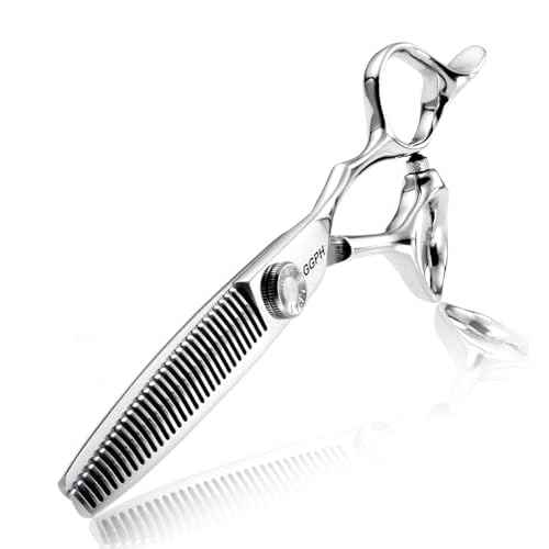 Professional Hair Cutting Scissors - SUS 440C & Cobalt Stainless Steel Barber Shears Fine Adjustment Tension Premium Shears for Hair Cutting (Thinning Shears S3, 5.5 Inches)