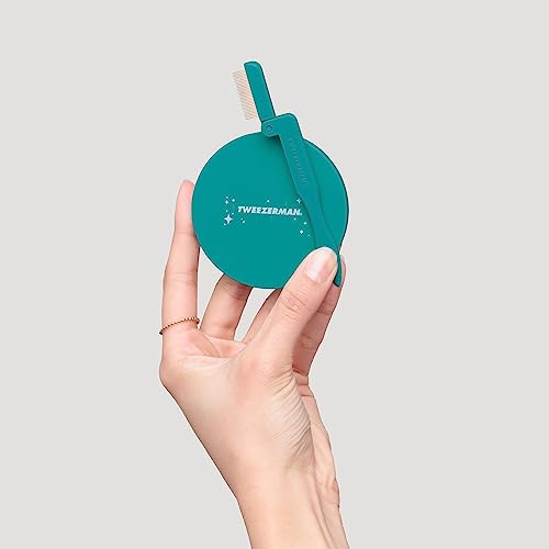 Tweezerman Majestic Turquoise iLashcomb and Mirror Set