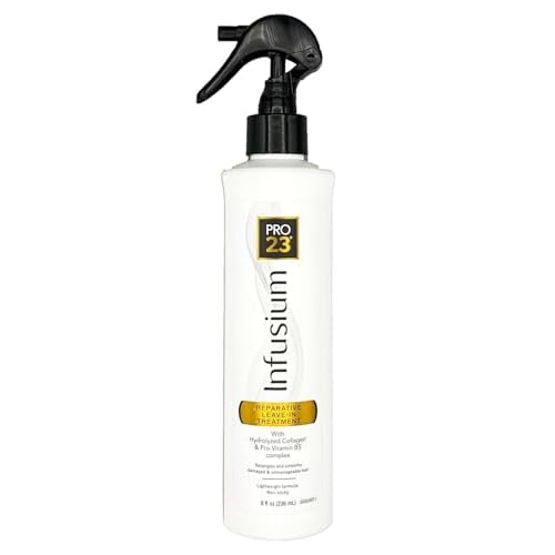 INFUSIUM 23 Reparative Leave-In Treatment with Hydrolyzed Collagen & Pro Vitamin B5 Complex 8oz., White
