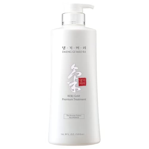 Daeng Gi Meo Ri - Ki Gold Premium Shampoo+Treatment Set (16.9 fl oz) - Nourishing Korean K-beauty Solution for Dry and Rough Hair