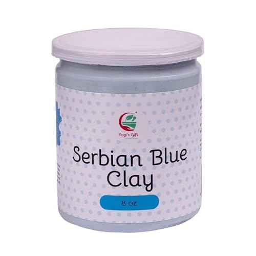 Serbian Blue Clay Powder 8 oz (227g) - 100% Natural Cambrian Clay For Skin & Soap Making - By Yogi's Gift¢ç