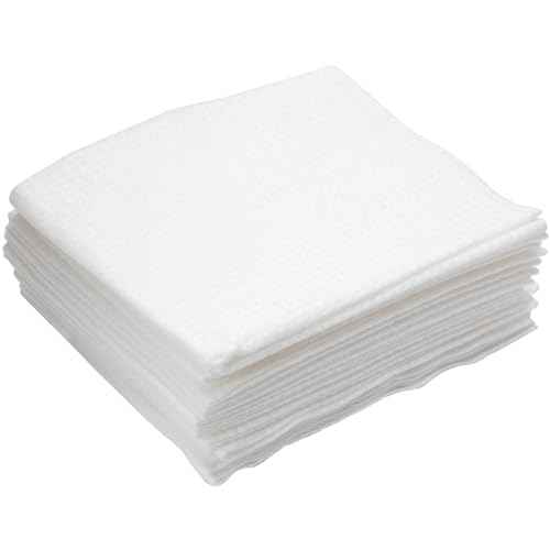 ForPro Premium Pure & Simple XL Facial Towels, Disposable Makeup Remover Dry Wipes, Ultra Soft Lint-Free Biodegradable Face Towels, 100% Vegan & Cruelty-Free, 50-Count